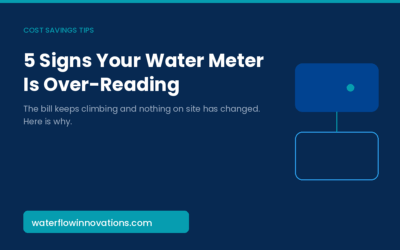 5 Signs Your Water Meter Is Over-Reading
